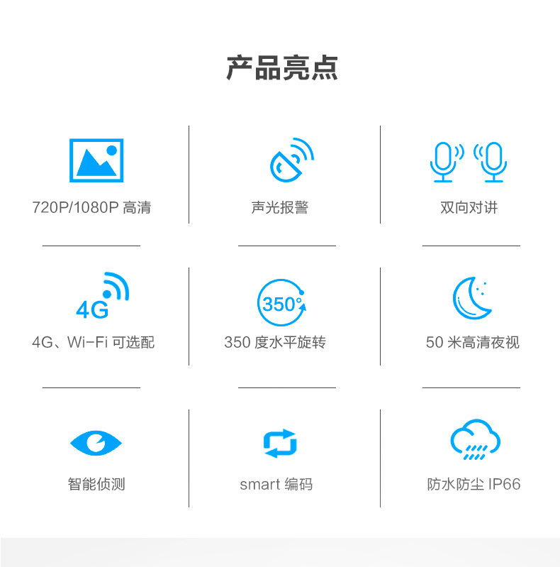海康威视4G监控摄像头200/400万网络智能室外夜视360全景云台球机(图6)