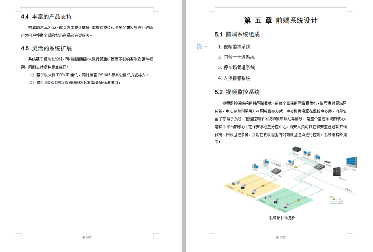 商业综合体安防系统方案-第 五 章前端系统设计