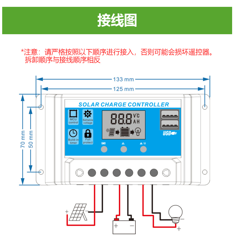 太阳能监控供电系统12V枪机锂电池24V球机4G无线工程户外光伏发电(图11)